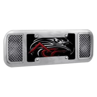 ACC® - Laser Mesh Polished Rear Tag Plate and Frame