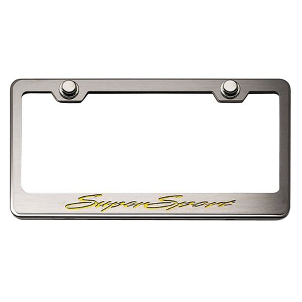 American Car Craft® - License Plate Frame with Super Sport Logo