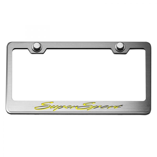 American Car Craft® - License Plate Frame with Super Sport Logo