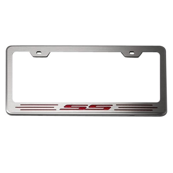 American Car Craft® - GM Licensed Series License Plate Frame with SS Logo