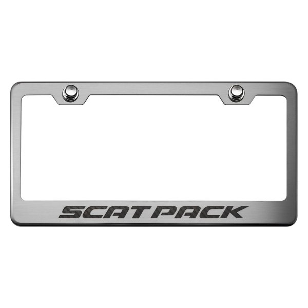 American Car Craft® - License Plate Frame with Scat Pack Logo