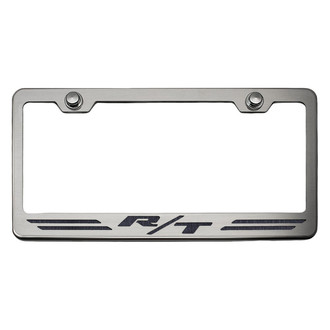 ACC® - Brushed License Plate Frame with R/T Stripes Logo