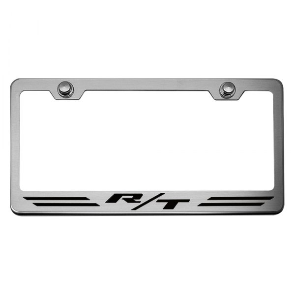 American Car Craft® - License Plate Frame with R/T Stripes Logo
