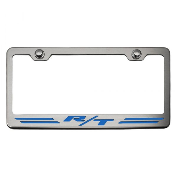 American Car Craft® - License Plate Frame with R/T Stripes Logo