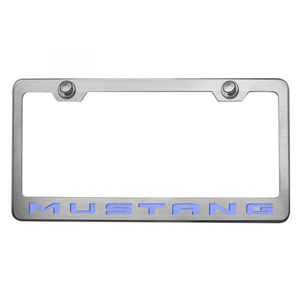 American Car Craft® - License Plate Frame with Mustang Logo