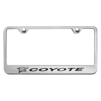 ACC® - Brushed License Plate Frame with Coyote Logo