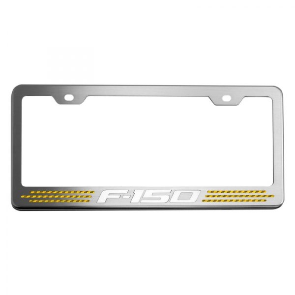 American Car Craft® - License Plate Frame with F-150 Logo and Inlay