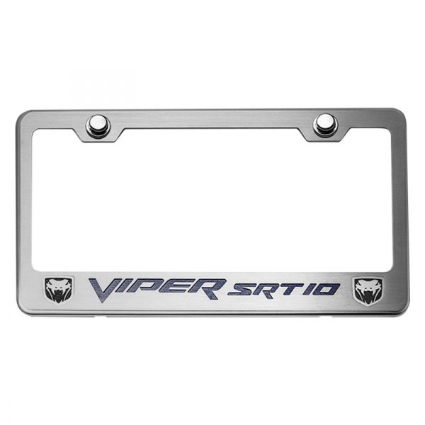 American Car Craft® - License Plate Frame with SRT 10 Logo