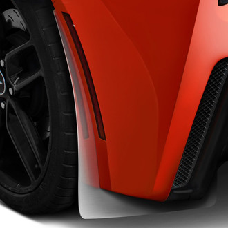ACC® - Polished Mud Guard Kit with Carbon Fiber Backing