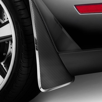 ACC® - Sport Style Real Carbon Fiber Mud Guard Kit with Polished Trim