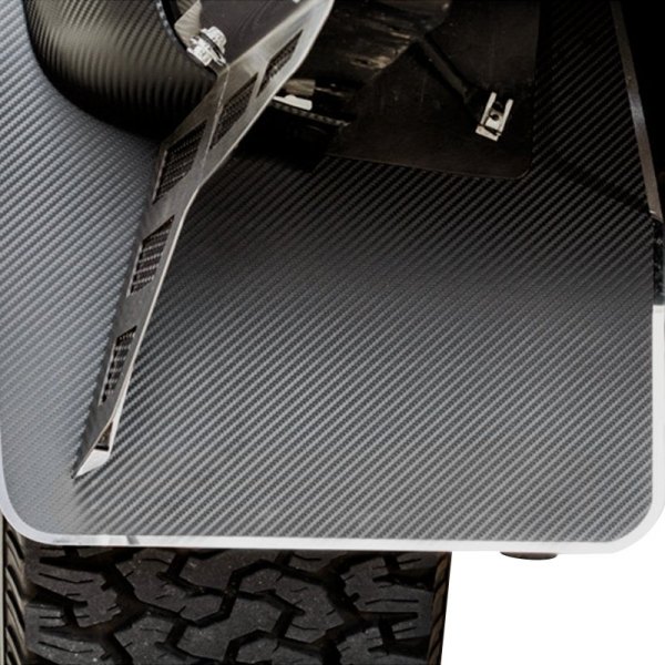  ACC® - Polished Mud Guard Kit with Carbon Fiber Backing