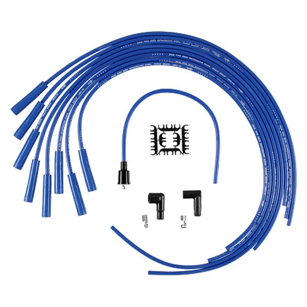 ACCEL 5124B 8 mm Super Stock Blue Spiral Wire Set 