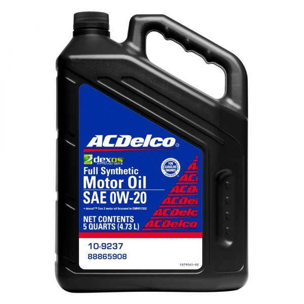 ACDelco® - GM Original Equipment™ Dexos 1™ SAE 0W-20 Full Synthetic Motor Oil, 5 Quarts