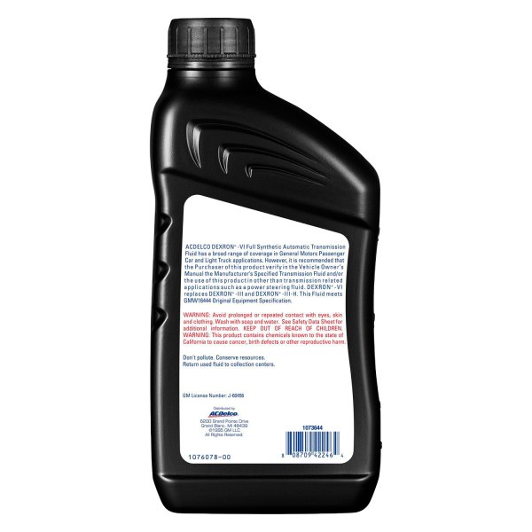 AC Delco DEXRONⅥ ATF 946ml x6本セット 6 Quarts GMC OEM Automatic Transmission Fluid ATF AcDelco