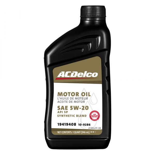 ACDelco® - Professional™ SAE 5W-20 Synthetic Blend Motor Oil, 1 Quart