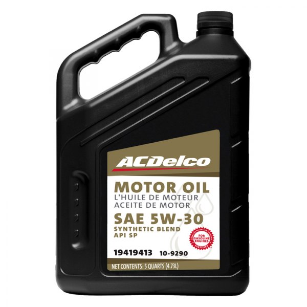 ACDelco® - GM Original Equipment™ SAE 5W-30 Synthetic Blend Motor Oil, 5 Quarts