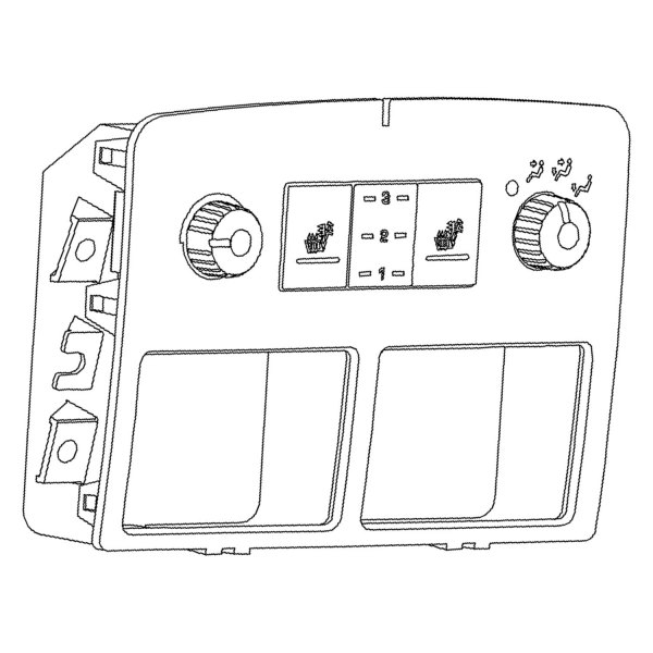 ACDelco® - Genuine GM Parts™ HVAC Control Panel