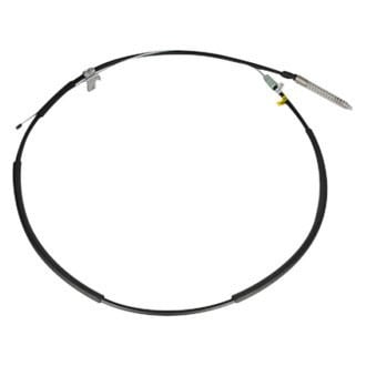 ACDelco® - Genuine GM Parts™ Galvanized Steel, Plastic Rear Driver Side Parking Brake Cable