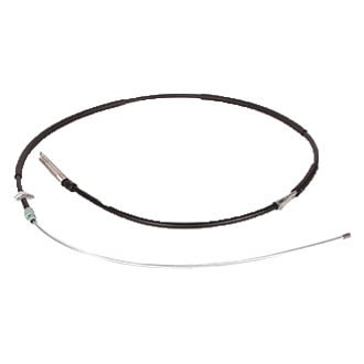 ACDelco® - Genuine GM Parts™ Galvanized Steel, Plastic Rear Driver Side Parking Brake Cable