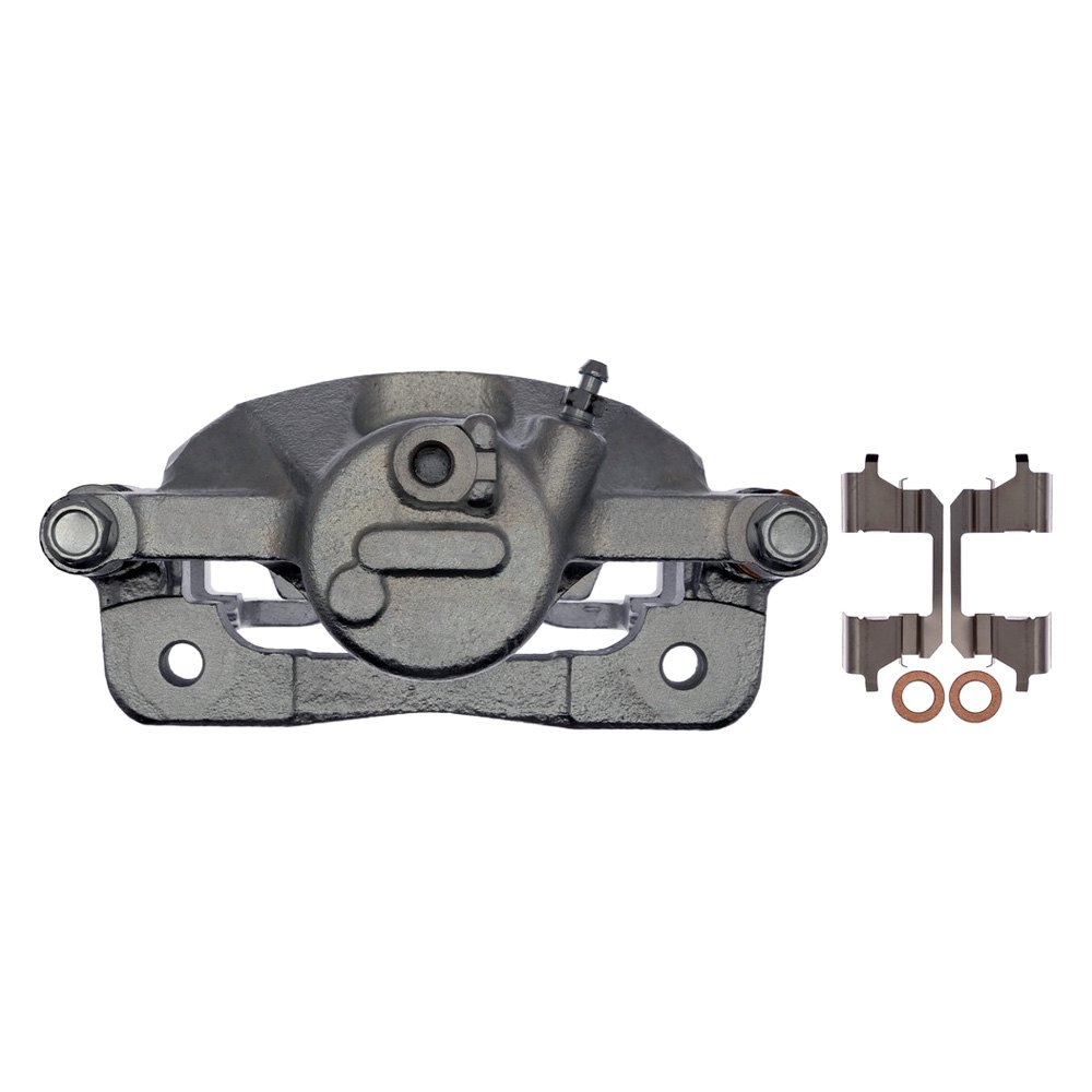 Loaded Non-Coated ACDelco Professional 18R746 Front Driver Side Disc Brake Caliper Assembly with Semi-Metallic Pads Remanufactured