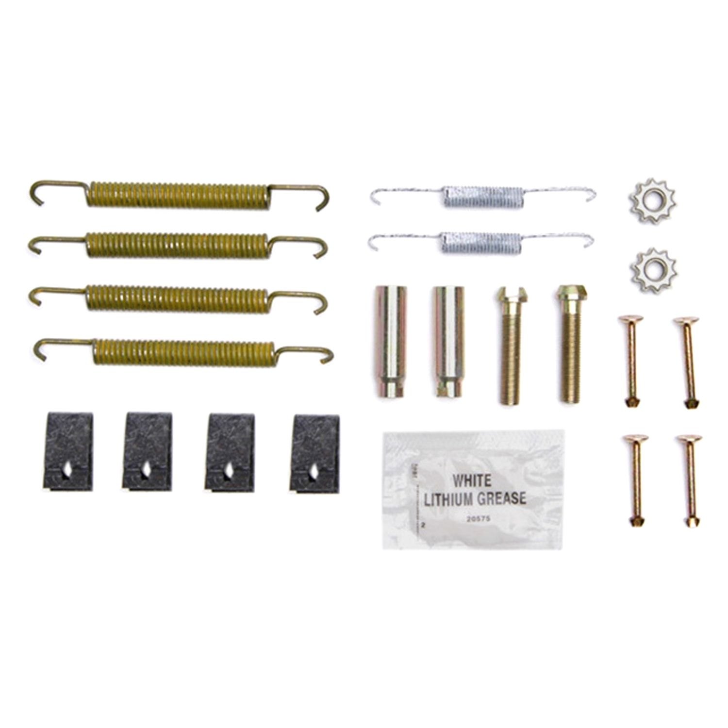 Adjusters and Retainers ACDelco 18K1205 Professional Rear Parking Brake Hardware Kit with Springs Pins 