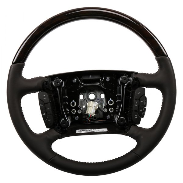 ACDelco® - Cocoa Deluxe Steering Wheel with Chrome Rings