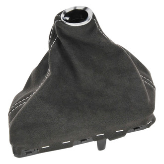 ACDelco® - GM Original Equipment™ Manual Transmission Black Suede Shift Lever Boot with White Stitching