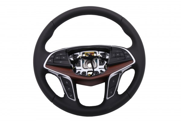 ACDelco® - Black Leather Wrapped Steering Wheel