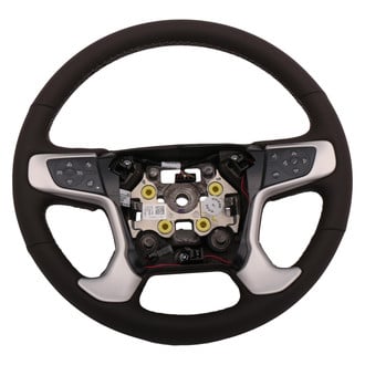 ACDelco® - 4-Spoke Premium Cocoa Leather Wrapped Steering Wheel