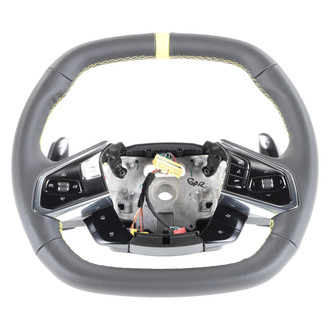 ACDelco® - 2-Spoke Sport Jet Black Leather Wrapped Steering Wheel
