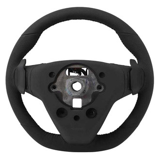 ACDelco® - 3-Spoke Silver Leather Wrapped Steering Wheel