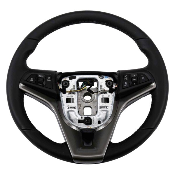 ACDelco® - Jet Black Leather Wrapped Steering Wheel