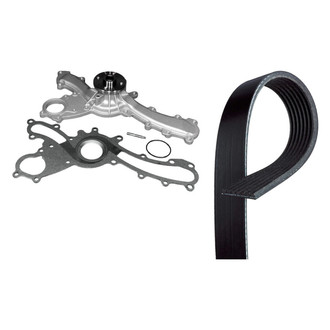 ACDelco® - Professional Engine Coolant Water Pump and Serpentine Belt Kit