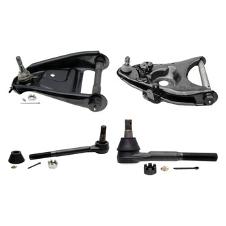 ACDelco® - Professional™ Front Driver Side Lower and Upper Control Arm with Ball Joint and Tie Rod End Kit