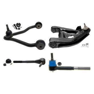 ACDelco® - Professional™ Front Driver Side Lower and Upper Control Arm with Ball Joint and Tie Rod End Kit