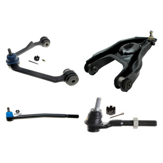 ACDelco® - Professional™ Front Driver Side Lower and Upper Control Arm with Ball Joint and Tie Rod End Kit