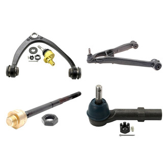ACDelco® - Professional™ Front Driver Side Lower and Upper Control Arm with Ball Joint and Tie Rod End Kit