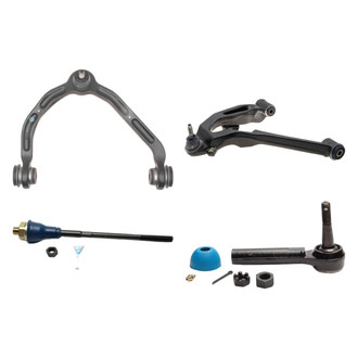 ACDelco® - Professional™ Front Driver Side Lower and Upper Control Arm with Ball Joint and Tie Rod End Kit
