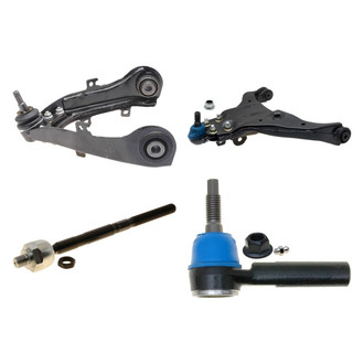 ACDelco® - Professional™ Front Driver Side Lower and Upper Control Arm with Ball Joint and Tie Rod End Kit