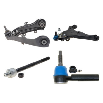 ACDelco® - Professional™ Front Driver Side Lower and Upper Control Arm with Ball Joint and Tie Rod End Kit