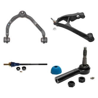 ACDelco® - Professional™ Front Driver Side Lower and Upper Control Arm with Ball Joint and Tie Rod End Kit