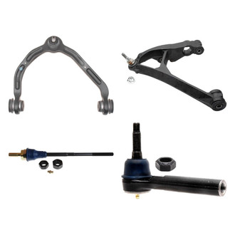 ACDelco® - Professional™ Front Driver Side Lower and Upper Control Arm with Ball Joint and Tie Rod End Kit