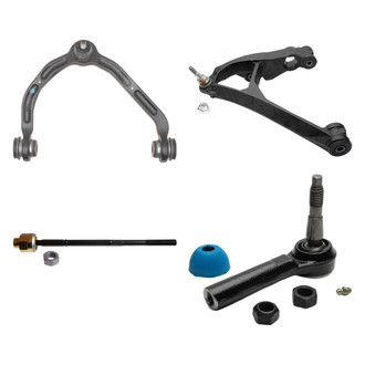 ACDelco® - Professional™ Front Driver Side Lower and Upper Control Arm with Ball Joint and Tie Rod End Kit