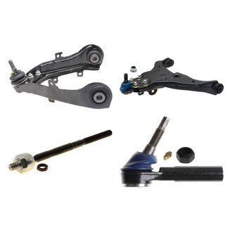 ACDelco® - Professional™ Front Driver Side Lower and Upper Control Arm with Ball Joint and Tie Rod End Kit