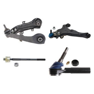 ACDelco® - Professional™ Front Driver Side Lower and Upper Control Arm with Ball Joint and Tie Rod End Kit