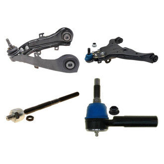 ACDelco® - Professional™ Front Driver Side Lower and Upper Control Arm with Ball Joint and Tie Rod End Kit