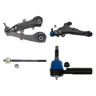 ACDelco® - Professional™ Front Driver Side Lower and Upper Control Arm with Ball Joint and Tie Rod End Kit