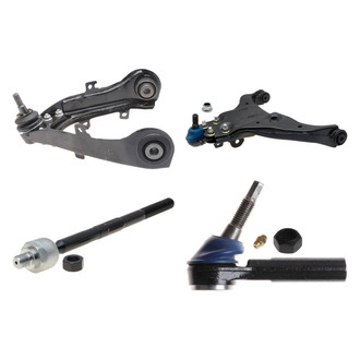 ACDelco® - Professional™ Front Driver Side Lower and Upper Control Arm with Ball Joint and Tie Rod End Kit