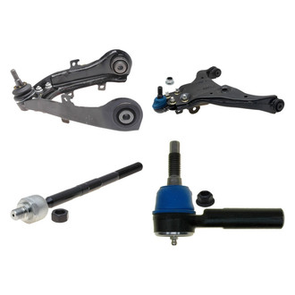ACDelco® - Professional™ Front Driver Side Lower and Upper Control Arm with Ball Joint and Tie Rod End Kit