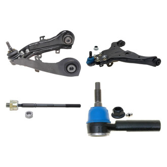 ACDelco® - Professional™ Front Driver Side Lower and Upper Control Arm with Ball Joint and Tie Rod End Kit